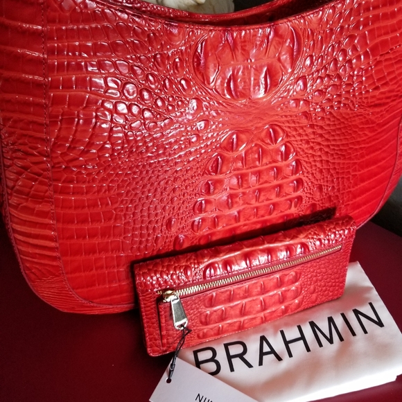 Brahmin Johanna & Ady Wallet Set in Heat Melbourne NWT - Picture 5 of 16